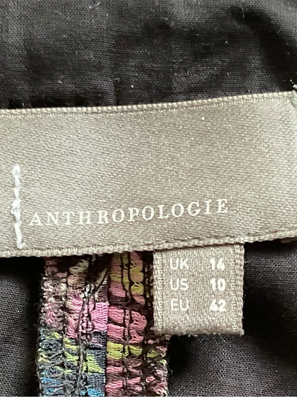 Anthropologie Printed Tulle Ruffle Mini Skirt Size 10 - Picture 8 of 13